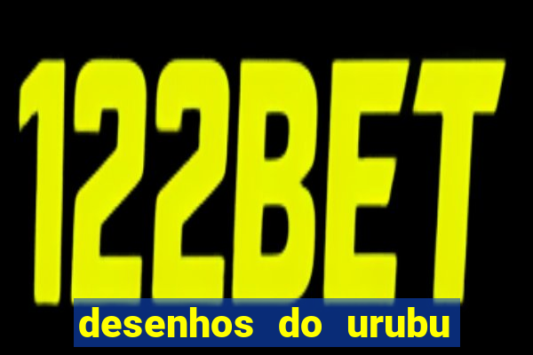 desenhos do urubu do flamengo para colorir